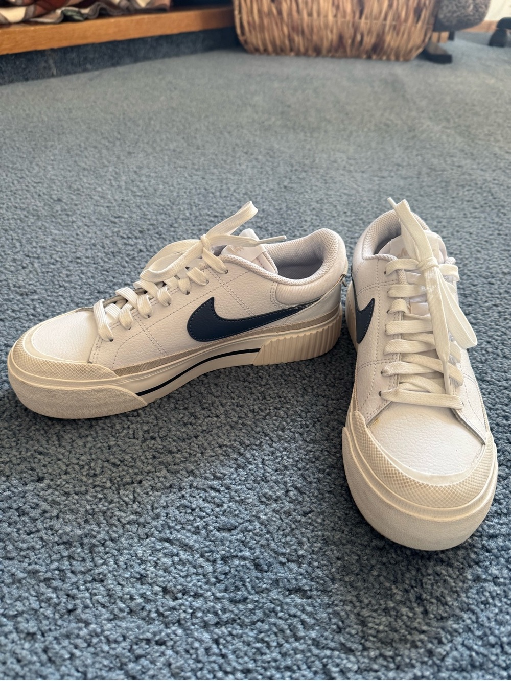 Nike White Low-Top Sneakers